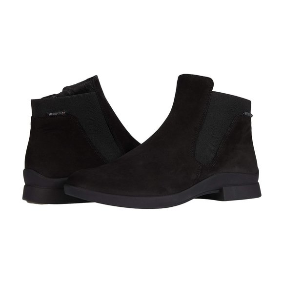 Mephisto Soria 1 Black Nubuck Leather Ankle Bootie Size 8.5 US - Picture 1 of 10